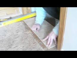 install wood floor level bullnose