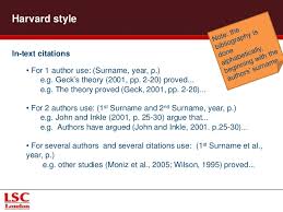 In text citation harvard style example   Fast Online Help SlideShare In text Citation    