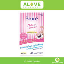 biore cleansing oil wipes refill 44s