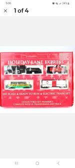 collectible electric train set