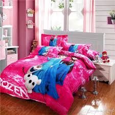 Whole Frozen Blue Pink Bed Set