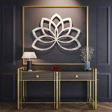 Lotus Flower Metal Wall Art Metal