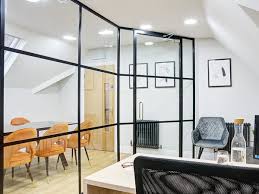 Fire Rated Steel Framed Glass Partitioning