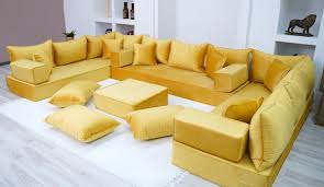 Sofas Luxury Velvet Floor Sofa
