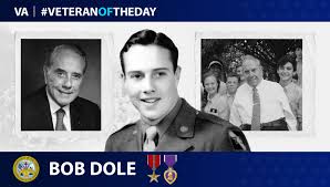 Dole's commitment to combating hunger. Veteranoftheday Army Veteran Bob Dole Vantage Point