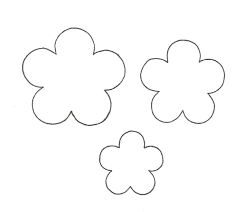 Different flower patterns maybe for making flower pins templates. Printable Paper Flower Template Free Novocom Top