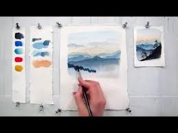 easy step by step watercolor tutorial