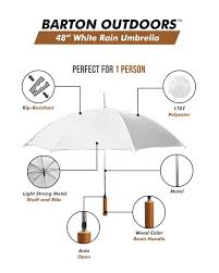 Stick Umbrellas Metal Shaft