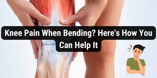 knee pain when bending here s how you