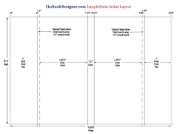 Free Book Jacket Layout Template For Diy Self Publishers Book