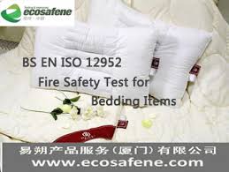EN ISO 12952: Fire Test to Bedding items