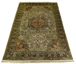 past auction kashmir silk carpet north