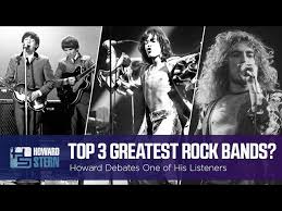 who are the top three rock bands of all