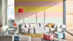 living room with tranquil dawn dulux