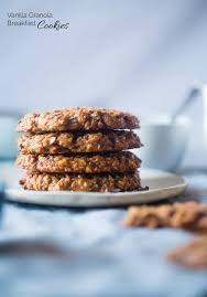healthy oatmeal breakfast cookies with