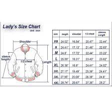 women suit size chart up