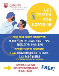 free covid rapid testing from rutgers ifh