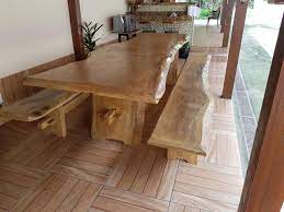Maybe you would like to learn more about one of these? Conjunto De Mesa Rustica De Madeira Moveis Ibirite 690791995 Olx