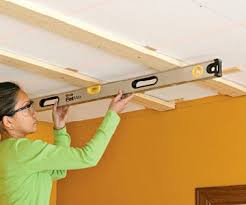 how to make an uneven ceiling flat