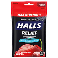 halls cough drops max strength frozen