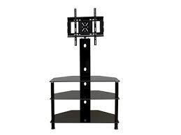 promounts 3 tier glass tv stand with mount