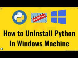 windows os how to uninstall python