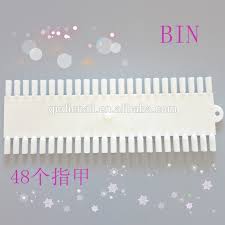 Bin Factory Transparent Clear Plastic Color Card Abs Chart Display Nail Polish Color Chart Set Plastic Color Card Chart Display View Nail Polish