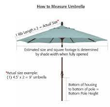 9 Octagon Replacement Umbrella Canopy