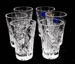 russian cut crystal shot glasses