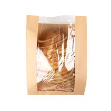 kraft paper bread bags with window 10