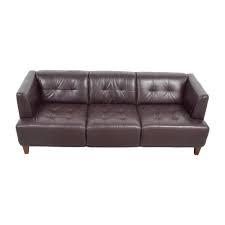 brown tufted leather couch sofas