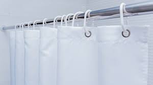 cloth or plastic shower curtain liner