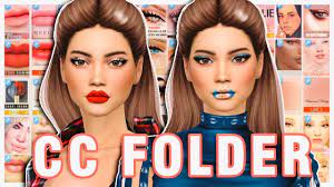items female makeup cc folder mods