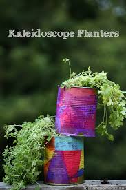 Kaleidoscope Herb Planters