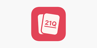 21 questions card games on the app