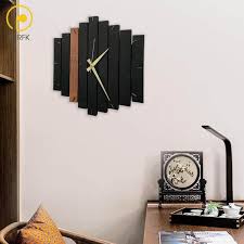 Perfk Retro Wooden Wall Clock Diy