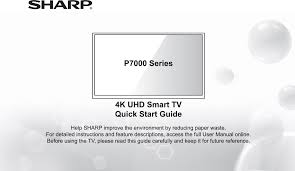 4k ultra high definition with hdr10 packed with 4x the pixels of traditional hdtvs, enjoy vibrant colors that pop with improved contrast and picture clarity. Sharp 4k Uhd Smart Tv User Manual Brownlab