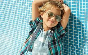 child stylish sungles cute boy