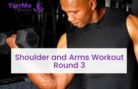 p90x shoulder and arms workout list