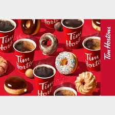 90cad ed tim horton gift card