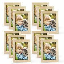 Diy Picture Frames 12 Unfinished Wood 5x7 Craft Frames Set With Kickstand Solid Pine Wood Photo Frames To Decorate Arts And Crafts Painting