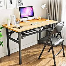Target / furniture / kids folding table (244). Amazon Com Portable Folding Computer Desk Table Yjhome Foldable Student Writing Desk 31 5 X 15 75 X 29 Brown Laptop Folding Desk No Assembly Required With Adjustable Legs For Small Space Home Office School