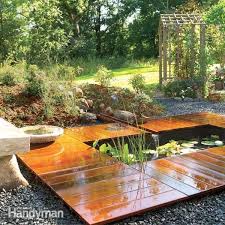 How To Build A Garden Pond And Deck