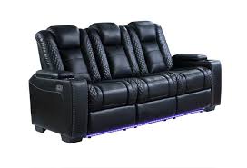 transformer black power reclining sofa