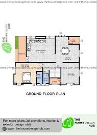 1 Bhk Modern House Plan In 1400 Sq Ft