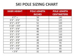 Wisconsin Skiers Guide Ski Equipment Sizing Charts