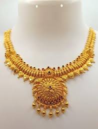 golden 23g gold temple jewellery