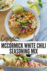 copycat mccormick white chili seasoning