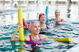 swimming for seniors retirement concepts