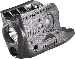 Amazon Com Streamlight 69270 Tlr 6 Tactical Pistol Mount Flashlight 100 Lumen With Integrated Red Aiming Laser Designed Exclusively And Solely For Glock 42 43 Black Home Improvement